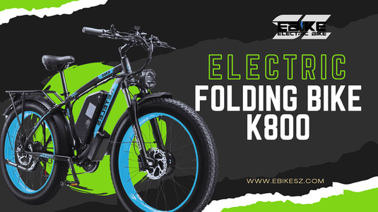 Explore the World with Our 1000W Folding E-Bike