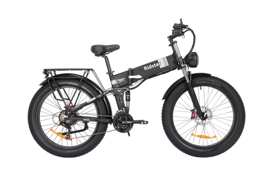 Ridstar H26 26 inch Hummer folding electric bike with 48V1000W motor and Shimano 7-speed gear system3