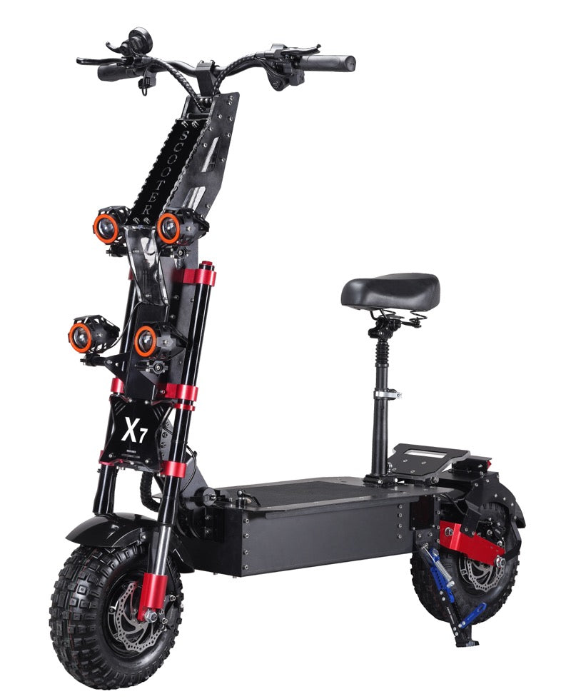 Load image into Gallery viewer, OBARTER X7 Electric Scooter with 4000W*2 Super Power8
