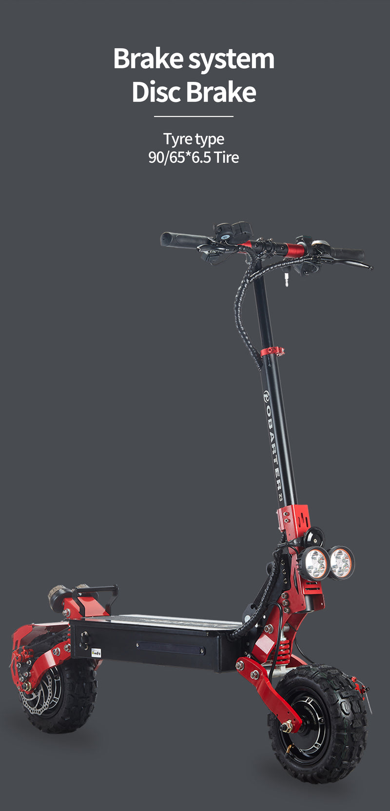 Load image into Gallery viewer, OBARTER X3 Electric Scooter 2*1200W Cross-Country9
