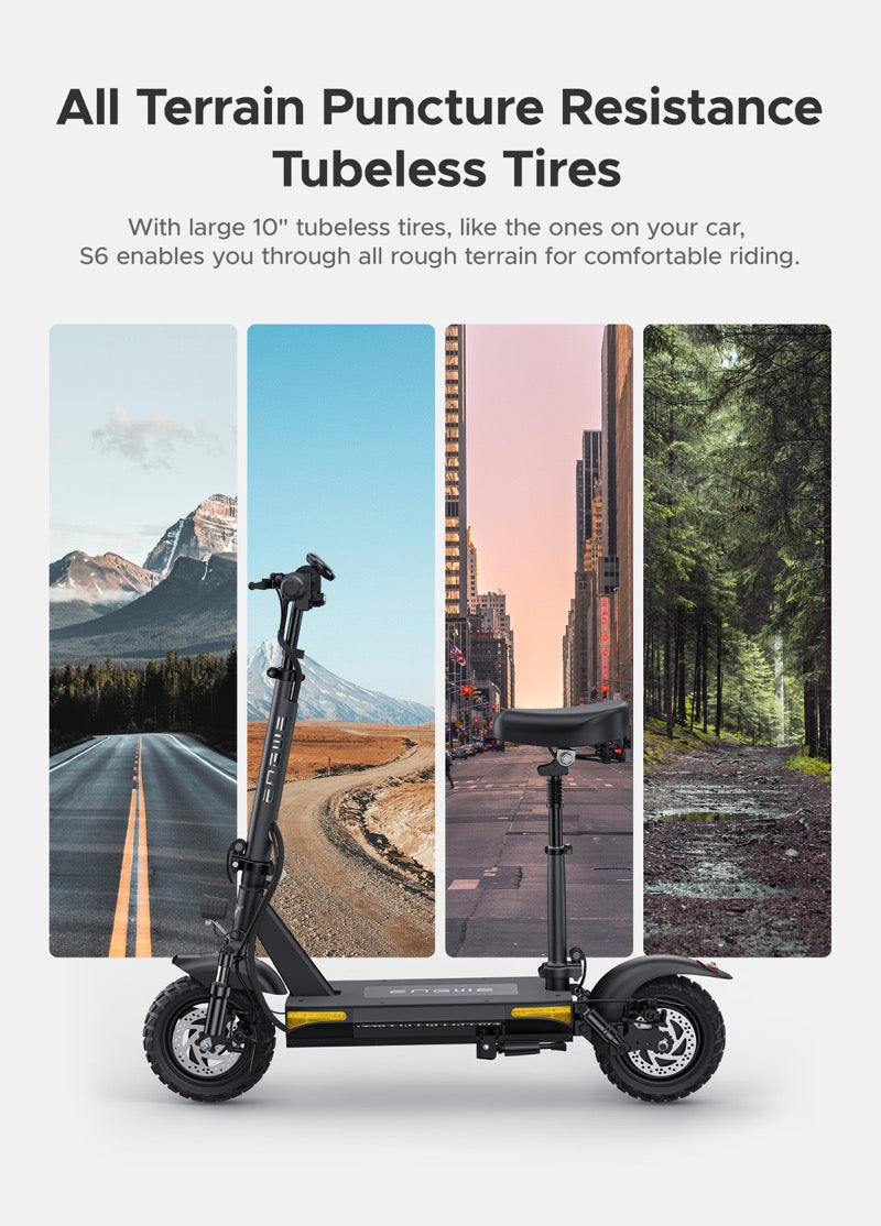 Load image into Gallery viewer, 48V 500W foldable electric scooter with seat ENGINE S62
