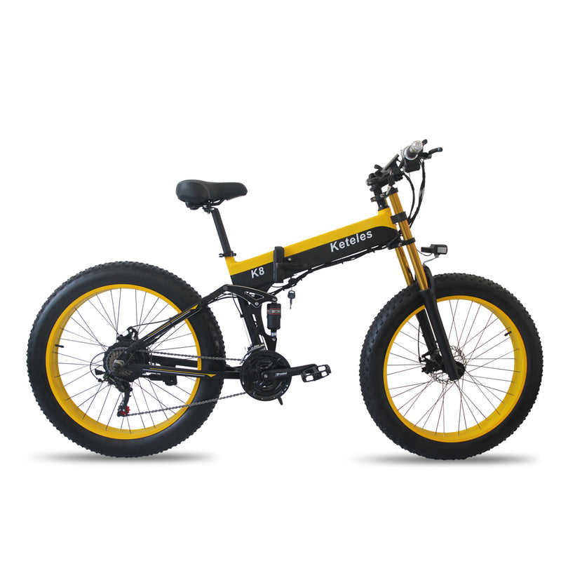 Load image into Gallery viewer, KETELES K8 48V 1000W folding electric bike2
