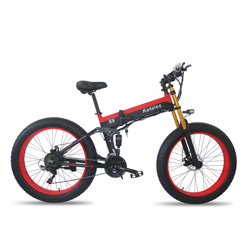 Load image into Gallery viewer, KETELES K8 48V 1000W folding electric bike3
