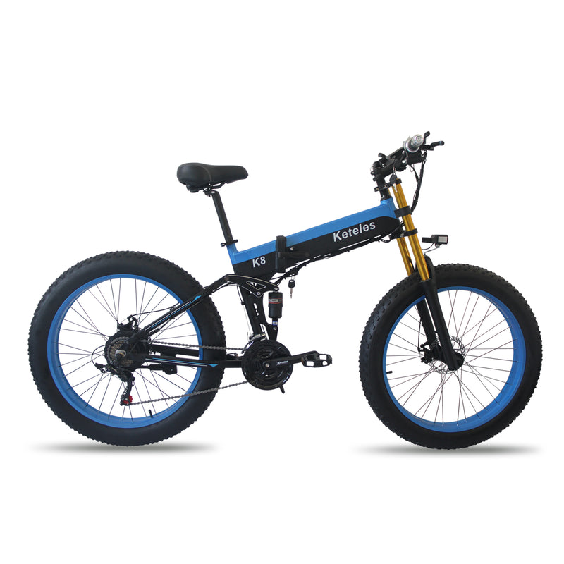 Load image into Gallery viewer, KETELES K8 48V 1000W folding electric bike8
