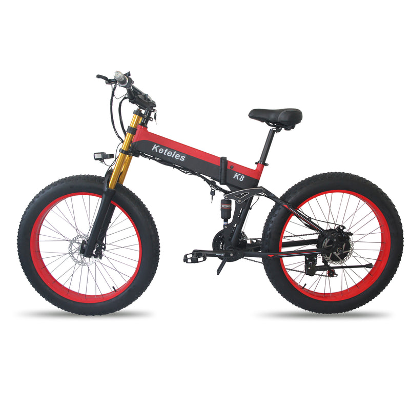 Load image into Gallery viewer, KETELES K8 48V 1000W folding electric bike4
