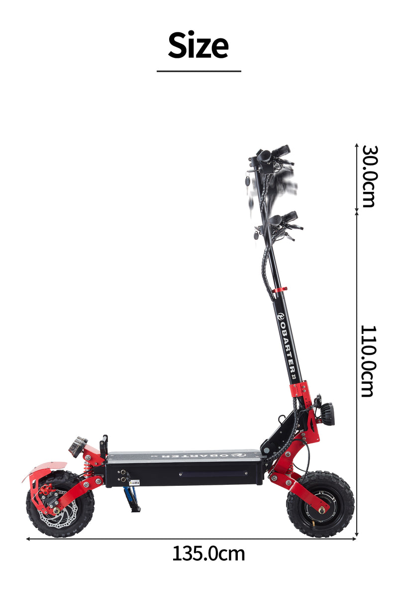 Load image into Gallery viewer, OBARTER X3 Electric Scooter 2*1200W Cross-Country7
