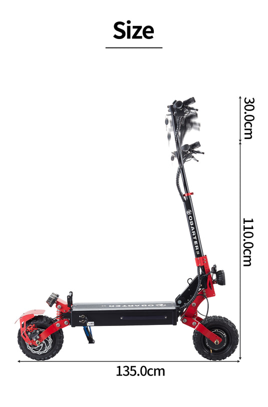 OBARTER X3 Electric Scooter 2*1200W Cross-Country7