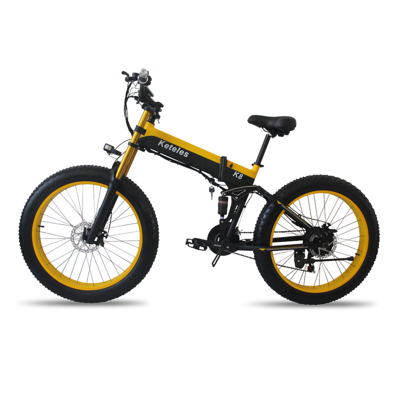 Load image into Gallery viewer, KETELES K8 48V 1000W folding electric bike0
