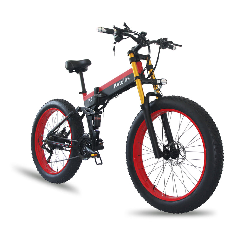 Load image into Gallery viewer, KETELES K8 48V 1000W folding electric bike6
