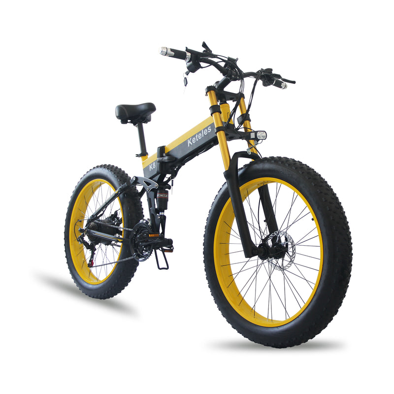 Load image into Gallery viewer, KETELES K8 48V 1000W folding electric bike7
