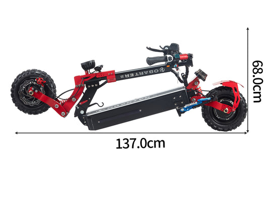 OBARTER X3 Electric Scooter 2*1200W Cross-Country12