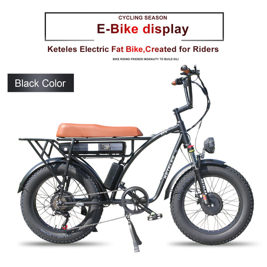 KETELES KF8 Electric Bike with 48V 1000W motor and Fat Tires10