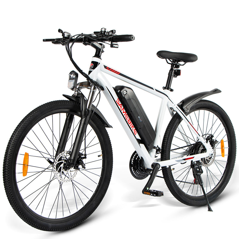 Load image into Gallery viewer, SAMEWAY SY26 e-Bike with 36V Spoke Rim for Mountain Terrain7
