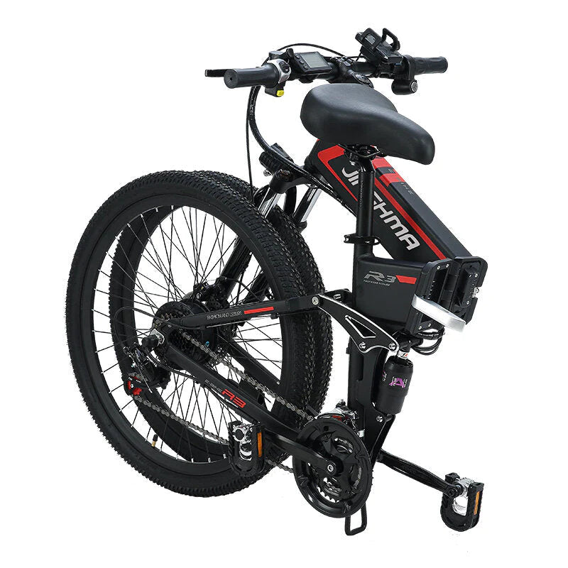 Load image into Gallery viewer, JINGHMA R3 800W 48V Folding Electric Bike6

