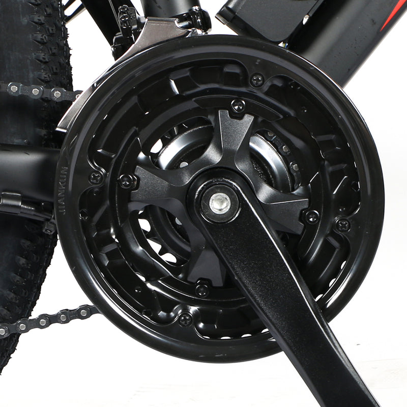 Load image into Gallery viewer, SAMEWAY SY26 e-Bike with 36V Spoke Rim for Mountain Terrain8
