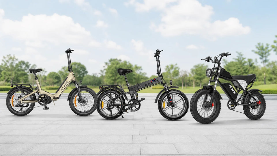 ENGWE L20, ENGWE Engine X and RIDSTAR Q20 electric bikes compared side by side