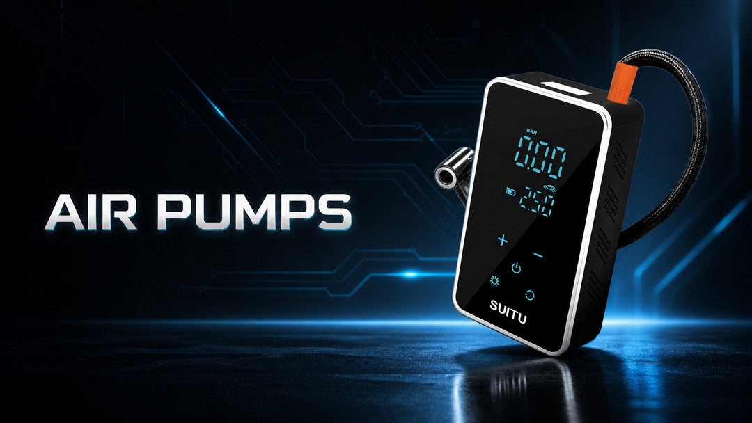 Air pumps collection featuring a smart portable tire inflator