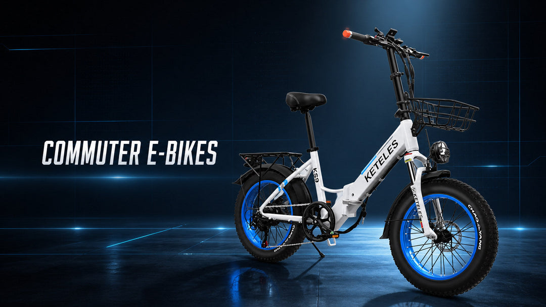 Commuter e-bikes collection featuring the KETELES KS9 e-bike