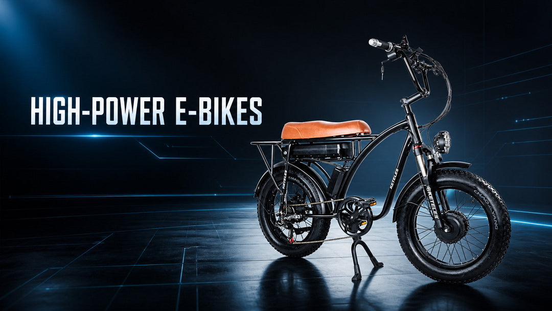 High-power e-bikes collection featuring the KETELES KF8 e-bike