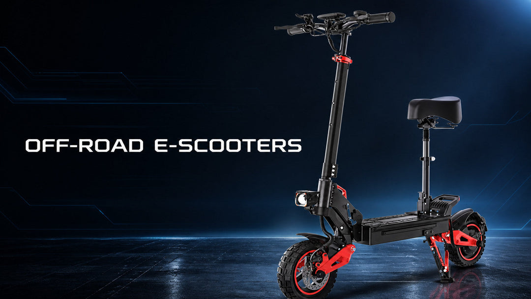 Off-road e-scooters collection featuring the Freeboy J15 MAX electric scooter