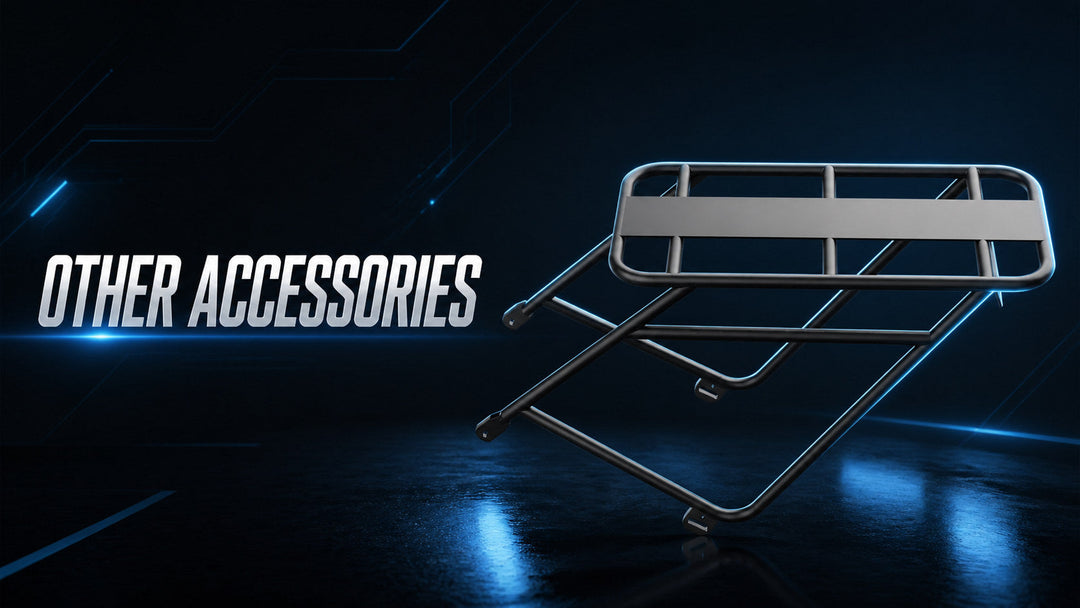 Other bike accessories collection featuring an electric bike rear rack