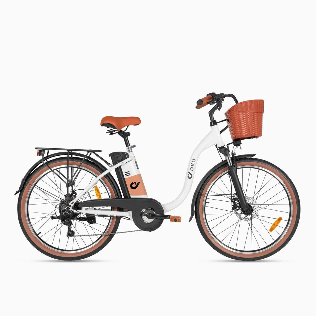 DYU C6 Pro 26 Inch City Electric Bike Blending Style and Practicality for Urban Riders