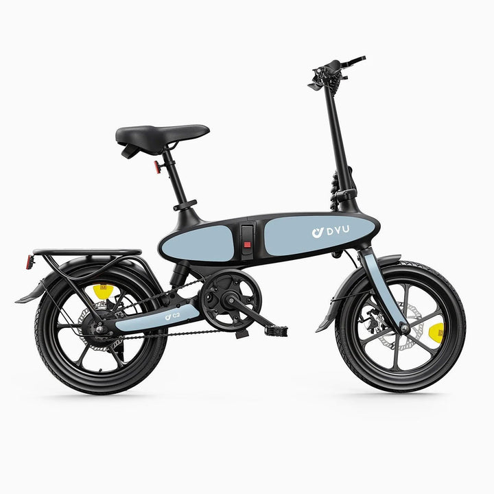 DYU C2 Foldable Electric Bike with Magnesium Alloy Frame and LED Display