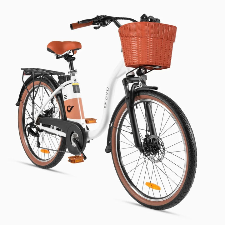 DYU C6 Pro 26 Inch City Electric Bike Blending Style and Practicality for Urban Riders