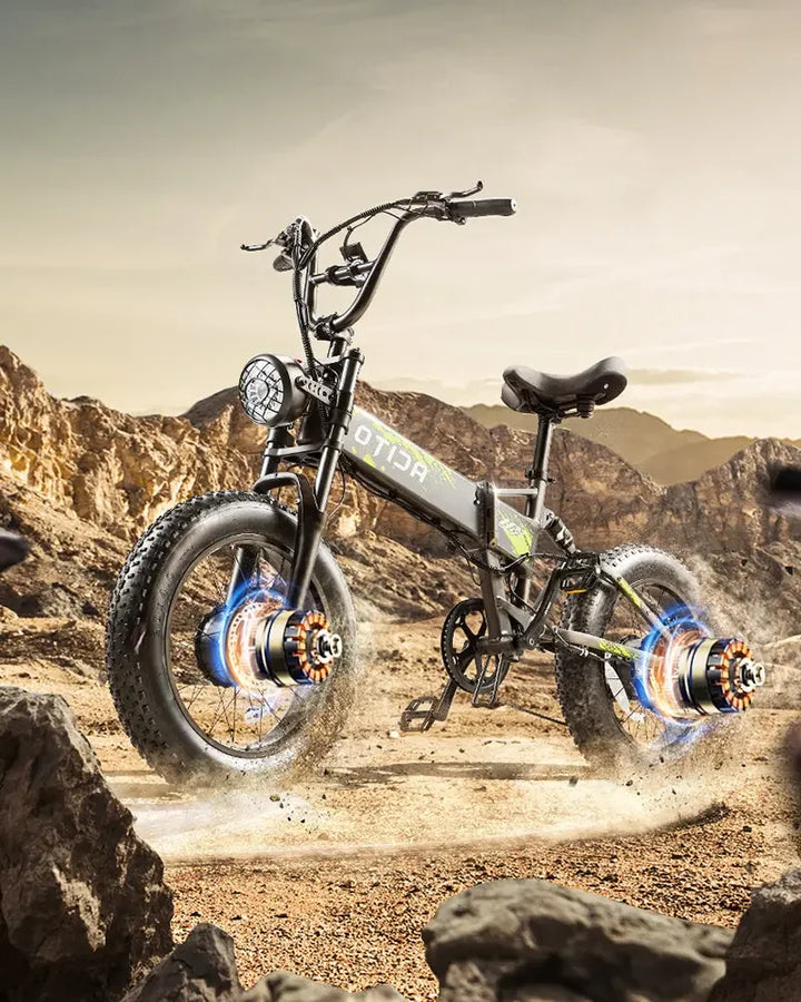 OTIDA R7 MAX Dual Motor Electric Bike with Hydraulic Brakes and Full Suspension