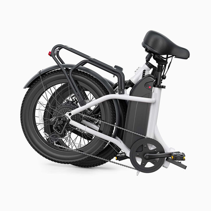DYU C9 Step-Thru Folding Electric Bike with Hydraulic Oil Disc Brakes and IP54 Rating