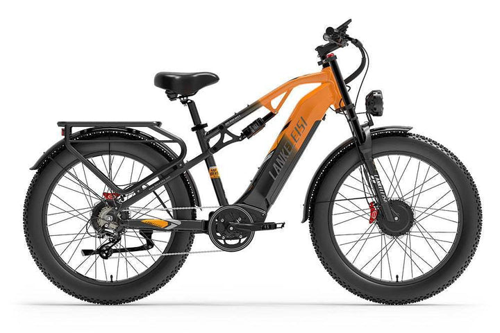 Lankeleisi MG800 Max 2000W Dual Motor Cargo E-Bike with Hydraulic Brakes and LCD Display