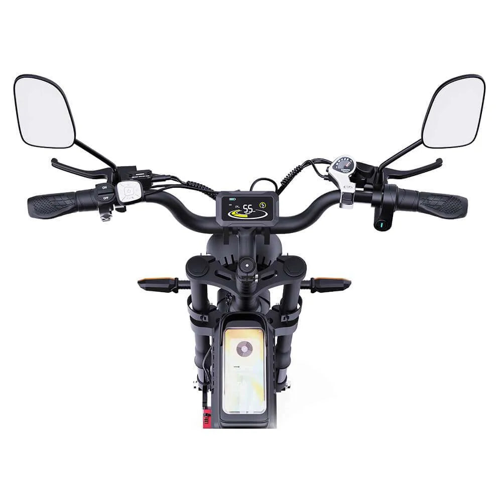 YVY C20 Pro Dual Motor Fat Tire Electric Bike | 2000W Combined Output, 52V 40Ah Dual Battery