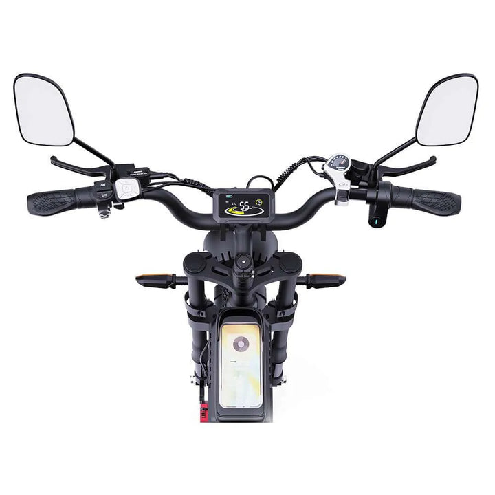 YVY C20 Pro Dual Motor Fat Tire Electric Bike | 2000W Combined Output, 52V 40Ah Dual Battery