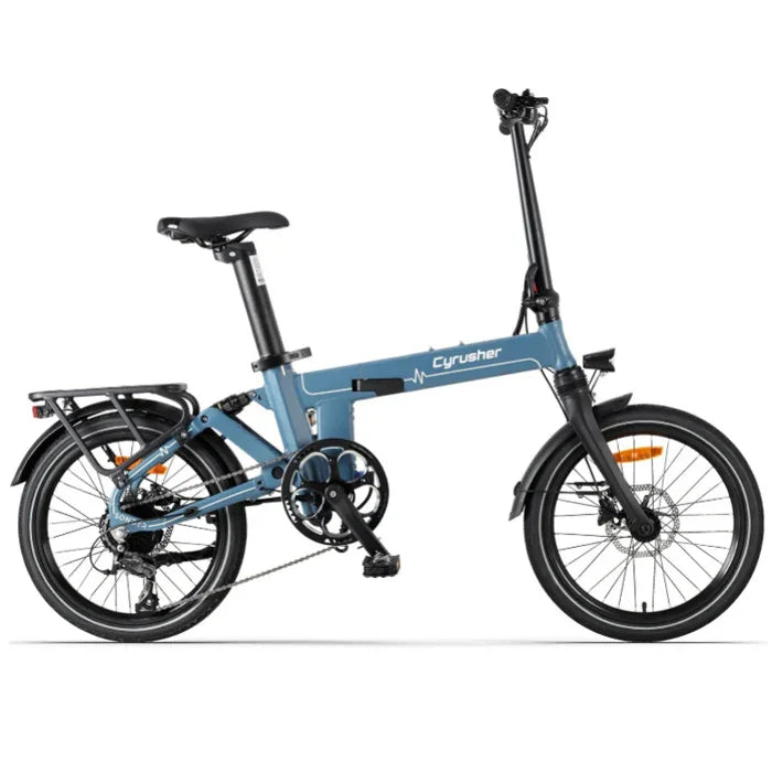 Cyrusher Sonder Folding Electric Bike with Saddle-Integrated Battery and Rear Suspension