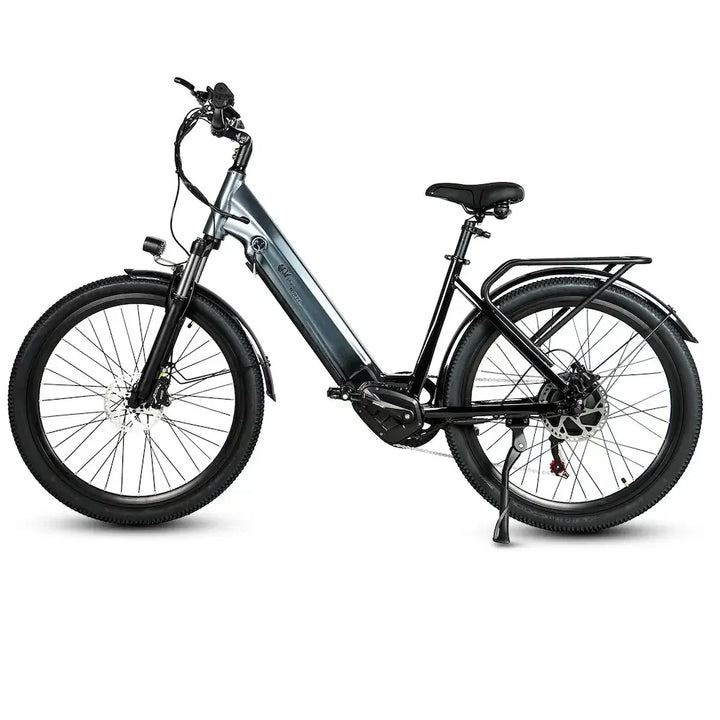 CMACEWHEEL L26 Moped Step-Thru Commuter Electric Bike with Hydraulic Oil Disc Brakes
