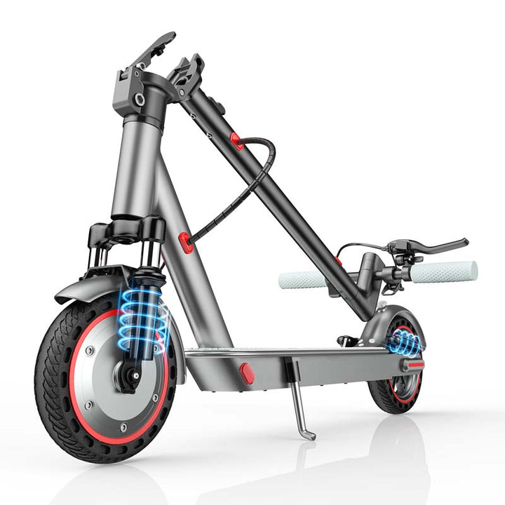 VMAX D8 Pro Electric Scooter with 8.5-Inch Solid Tires and Front Suspension
