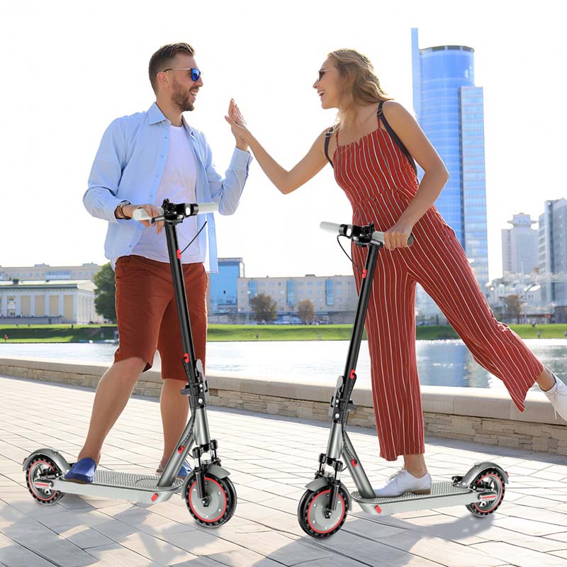 VMAX D8 Pro Electric Scooter with 8.5-Inch Solid Tires and Front Suspension