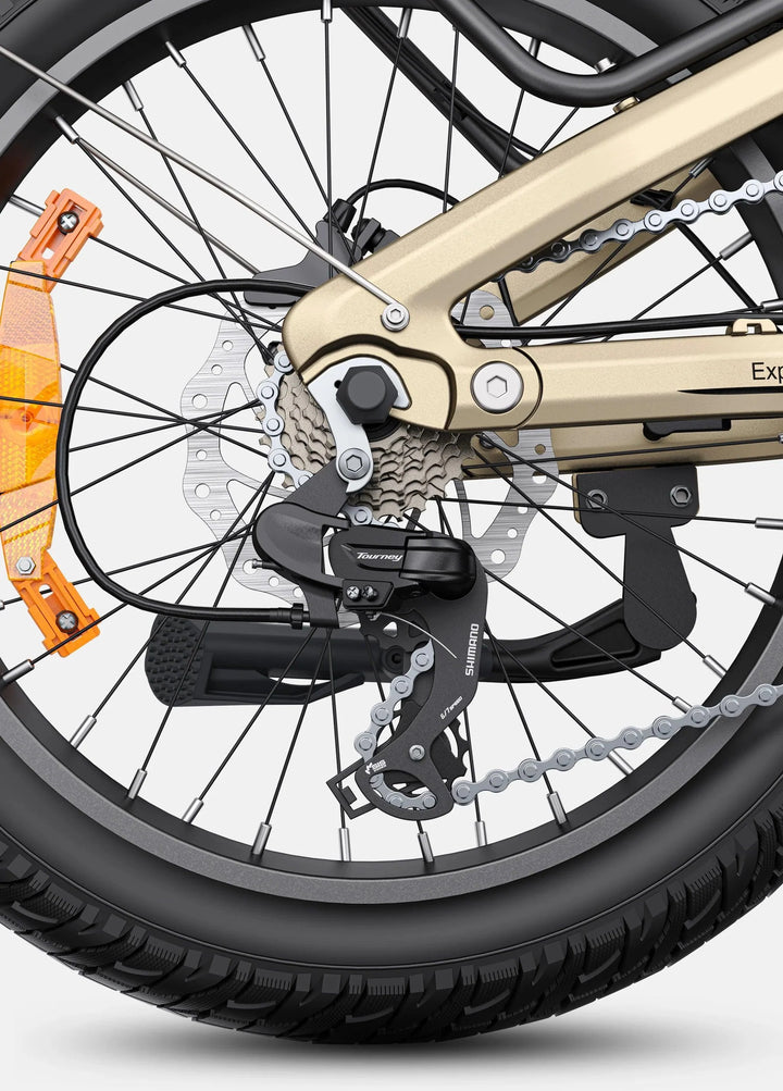 Engwe L20 3.0 Pro Step-Thru Electric Bike with GPS Tracking and Motion Detection
