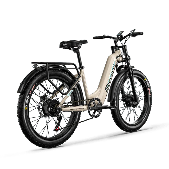 Shengmilo S700 Dual Motor Step-Thru Electric Bike with 2×1000W Power and Samsung Battery