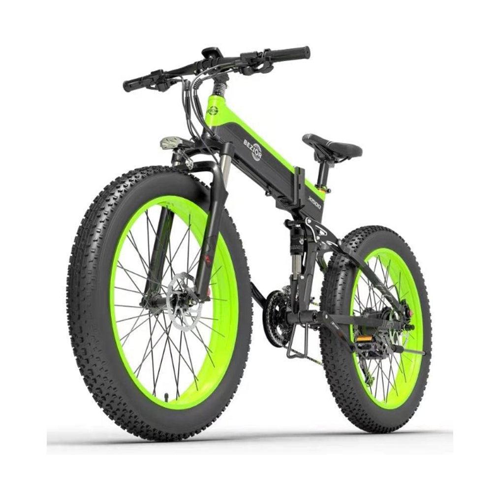 Bezior X1500 Folding Fat Tire Mountain Electric Bike Built for Adventure Seekers