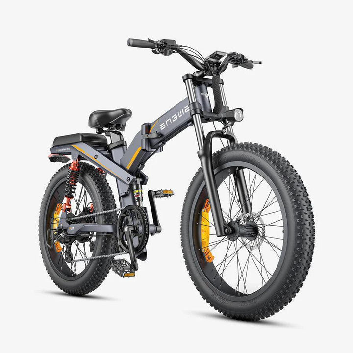ENGWE X26 Folding Fat Tire Electric Bike with 1200W Power and Dual Battery System