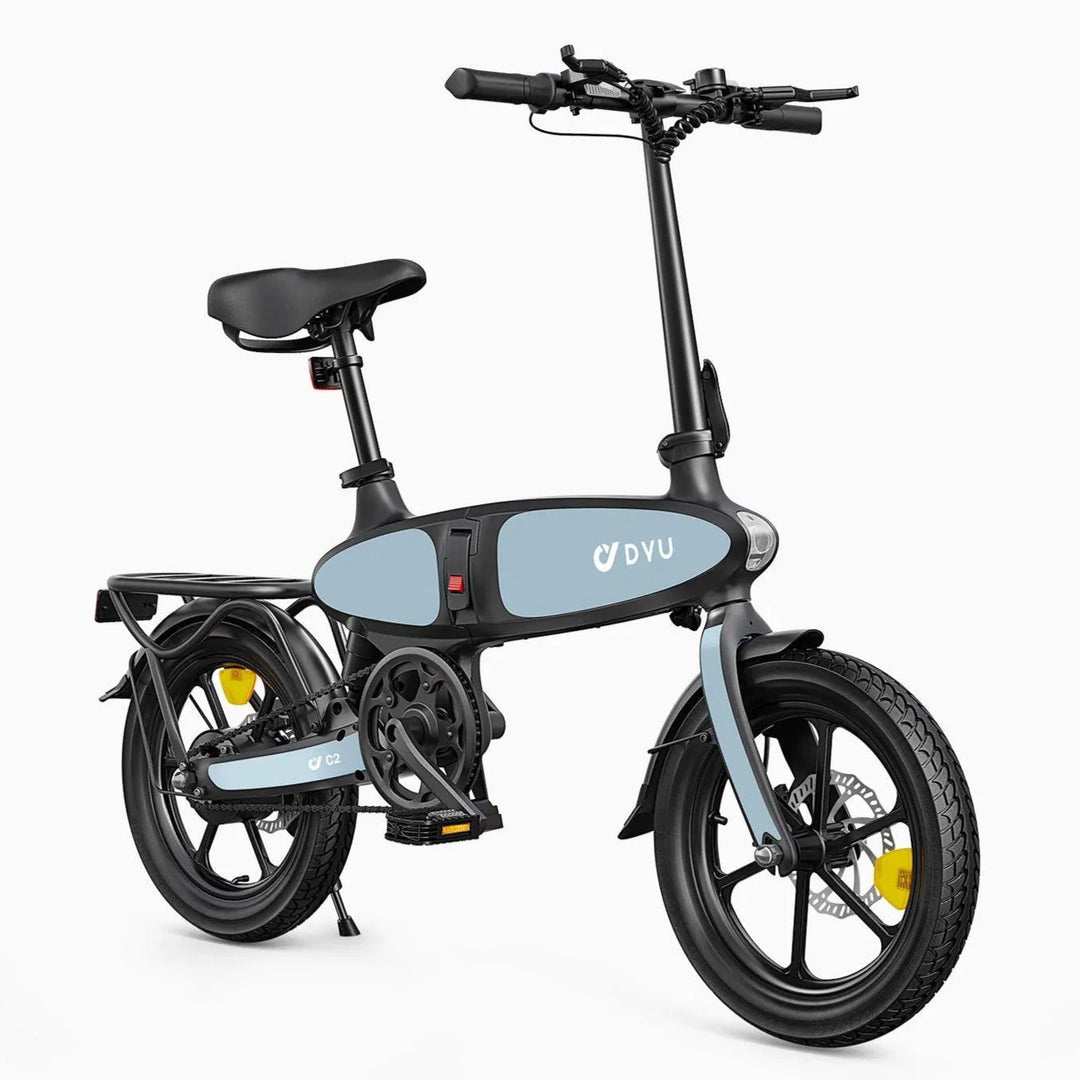 DYU C2 Foldable Electric Bike with Magnesium Alloy Frame and LED Display