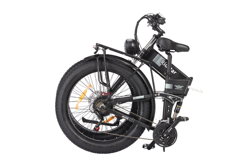 Carregue a imagem no visualizador da Galeria, Ridstar H26 26 inch Hummer folding electric bike with 48V1000W motor and Shimano 7-speed gear system5
