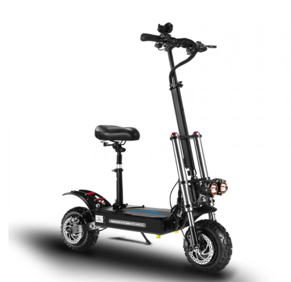 Carregue a imagem no visualizador da Galeria, eHoodax HB07 11 inch 5600W high-power scooter with seat for unmatched speed and range14
