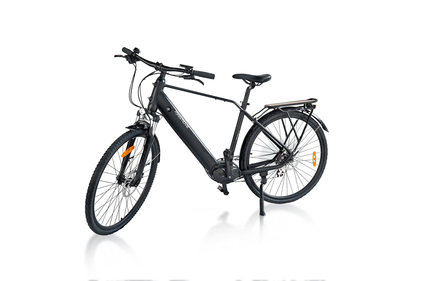 MAGMOVE 700C City eBike: A 250W Mid-mounted Motor, 8-Speed Gear System, 80-120km Range with Adjustable Seating