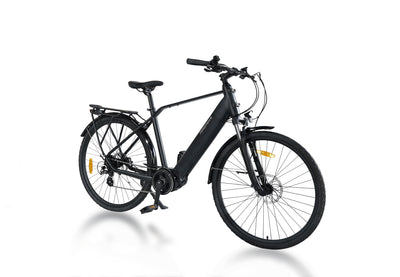 Bicicletta elettrica da città MAGMOVE 700C: motore centrale da 250 W, sistema di cambio a 8 velocità, autonomia di 80-120 km con sedile regolabile