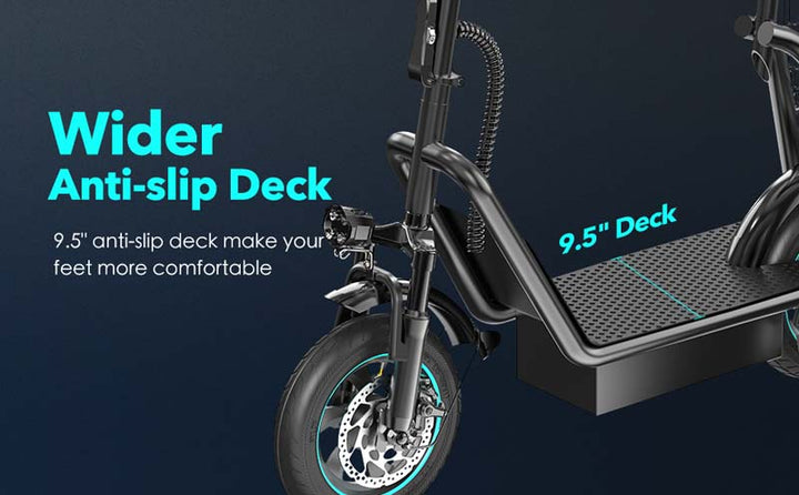 VMAX V12 Pro 600W Electric Scooter with 10-Inch Air Tires and Long-Range Battery