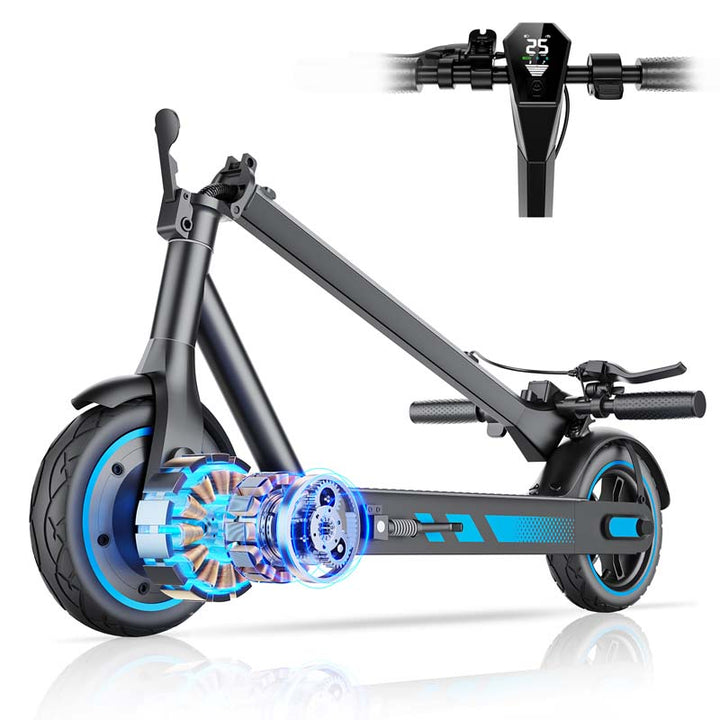 VMAX V10 500W Electric Scooter with 10-Inch Honeycomb Tires and Foldable Design
