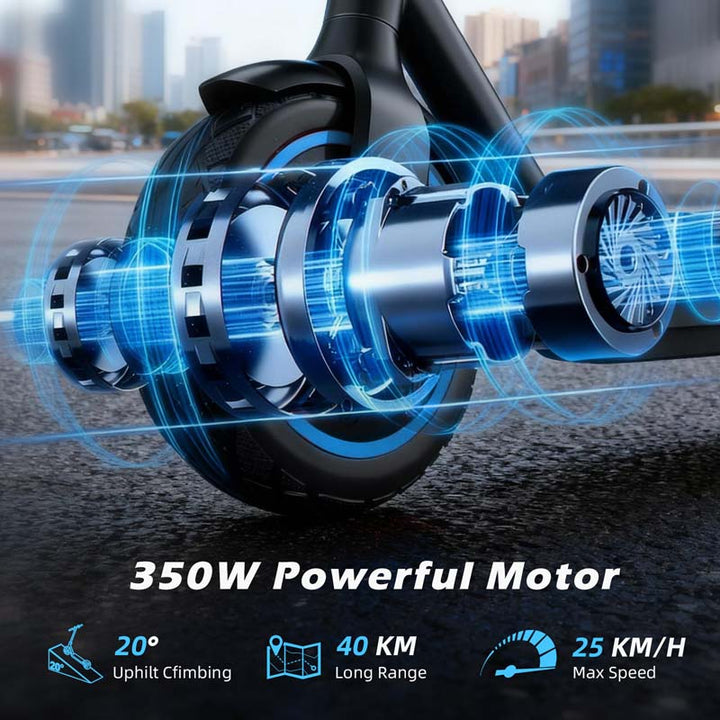 VMAX V10 500W Electric Scooter with 10-Inch Honeycomb Tires and Foldable Design