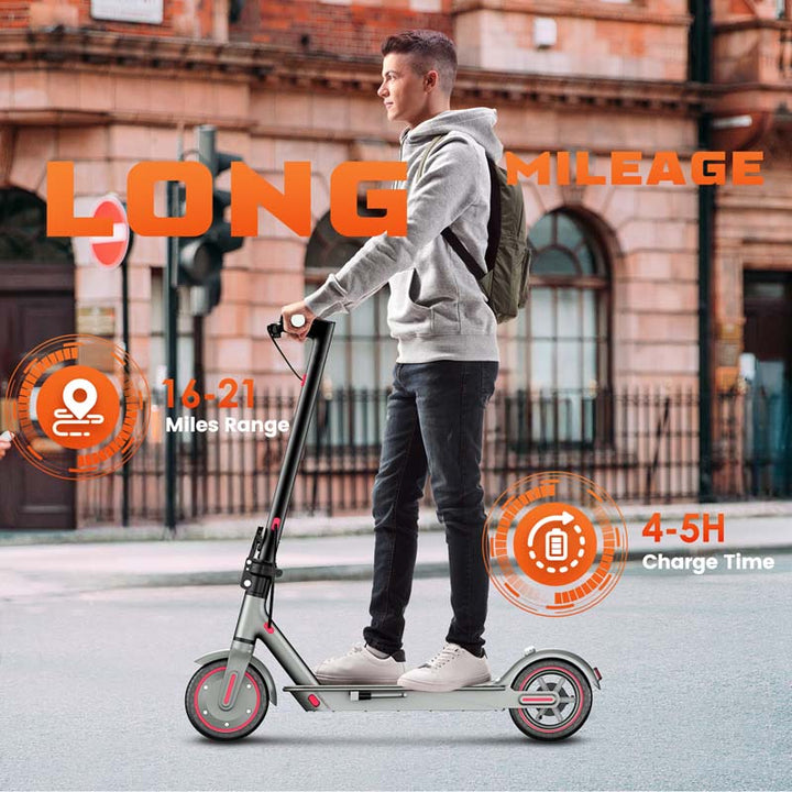VMAX D8 Pro 350W Electric Scooter with 8.5-Inch Solid Tires and Choice of 7.8AH or 10.5AH Battery